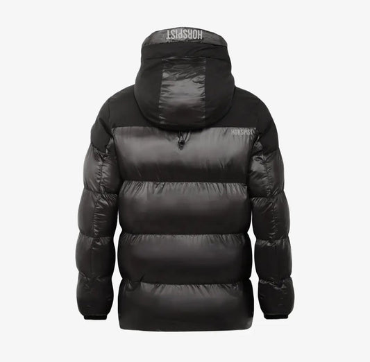 HORSPIST Monochrome Gewatteerde Winterjas Noir/Zwart – Windwerend & Waterafstotend - Skone Store