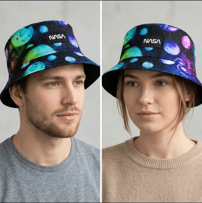 NASA Galaxy Bucket Hat – Unisex Ruimte Hoed - SK Collections