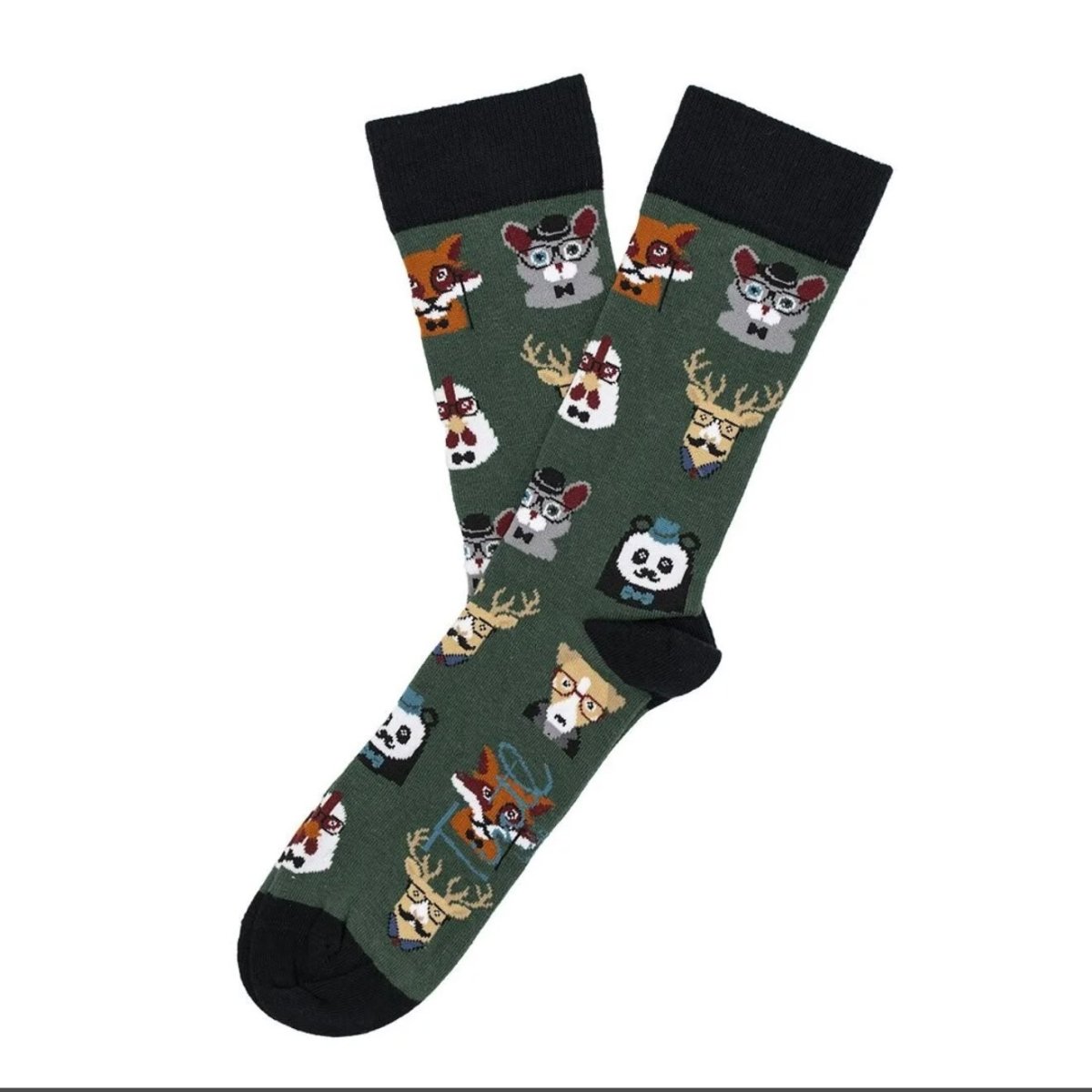 Tintl Socks dierenprint sokken groen – maat 36/40 - Skone Store