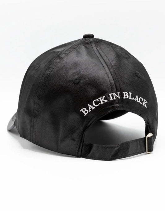 AC/DC Back In Black Cap – Cotton Division (Officieel Gelicenseerd) - Skone Store