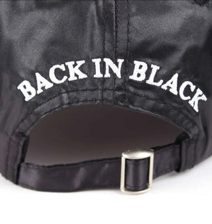 AC/DC Back In Black Cap – Cotton Division (Officieel Gelicenseerd) - Skone Store