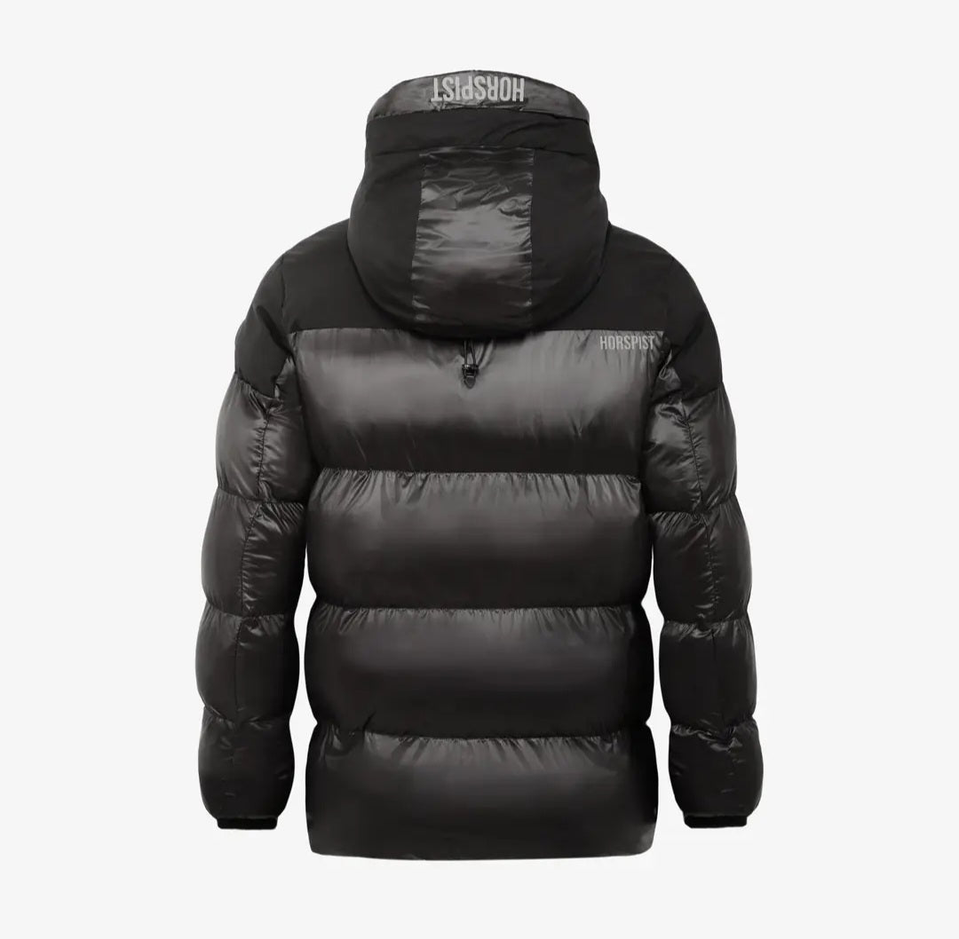 HORSPIST Monochrome Gewatteerde Winterjas Noir/Zwart – Windwerend & Waterafstotend - Skone Store