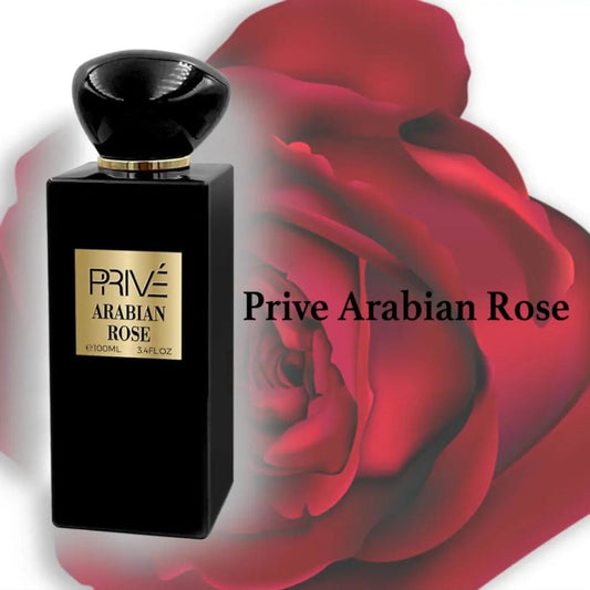 Prive Arabian Rose (Unisex) 100 ml – Bloemige Rozengeur met Vanille, Musk & Oud - Skone Store