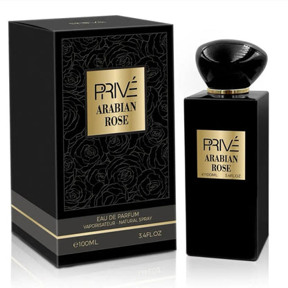 Prive Arabian Rose (Unisex) 100 ml – Bloemige Rozengeur met Vanille, Musk & Oud - Skone Store