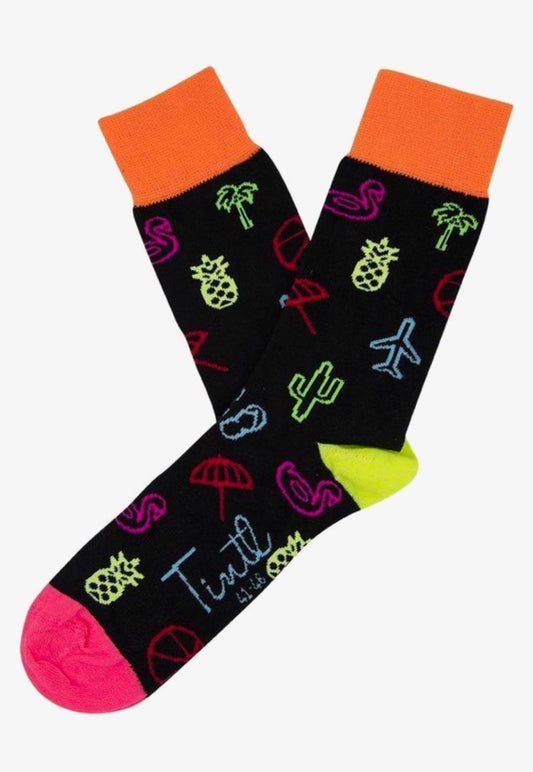 Tintl Socks neon travel sokken zwart – maat 36/40 - Skone Store