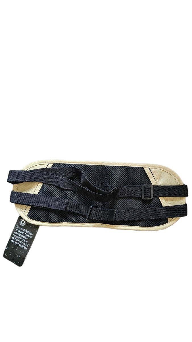 Van Beeken Antidiefstal Moneybelt – Waterdicht Heuptasje voor op Reis – Beige - SK Collections
